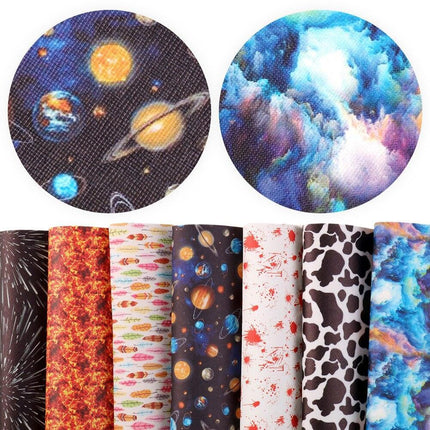 Botanical Faux Leather Hair Bow Crafting Set - Creator's DIY Collection..