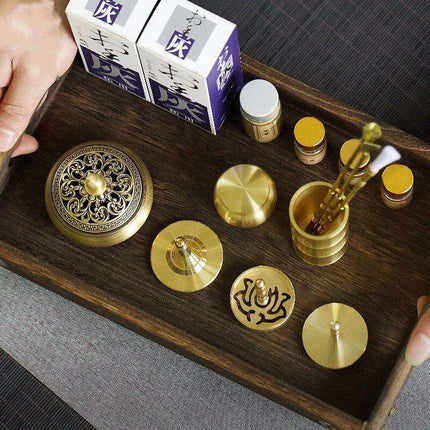 Brass Incense Creation Kit - Versatile Incense Burner Accessories for Yoga, Meditation, and Home Fragrance - Très Elite