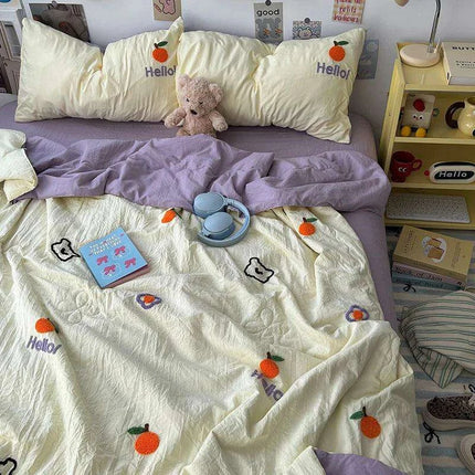 Breezy Bliss Summer Quilt Set - Cool and Convenient Machine Washable Blanket- Très Elite- Très Elite