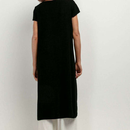 Breezy Viscose and Linen Summer Tunic - Ethereal Charm - Très Elite