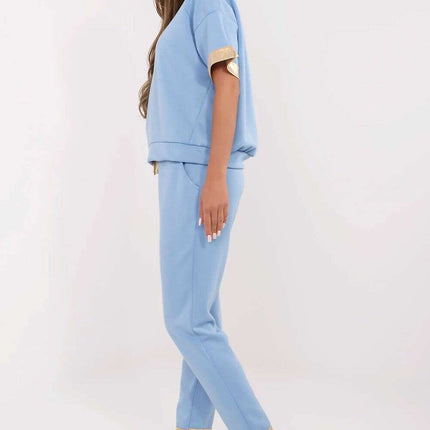 Brown Two Piece Womens Set Model 212051 Viscose Cotton - Très Elite