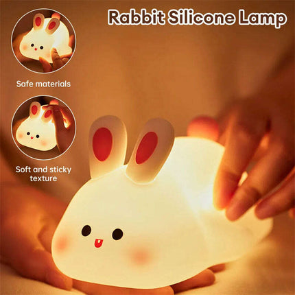 Bunny Glow: Touch LED Night Light for Kids..