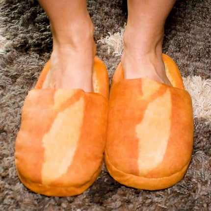 Burger Delight Cozy Slippers - Whimsical Loungewear for Autumn/Winter - Très Elite