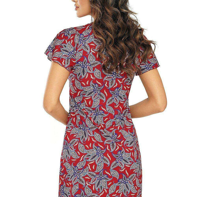 Burgundy Elegance Lace Nightshirt by Donna