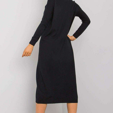 Burgundy Knit Daydress with Cozy Vibe - Très Elite