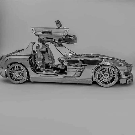 Butterfly Wing Metallic Sports Car 3D DIY Model Kit for Creative Builders- Très Elite- Très Elite