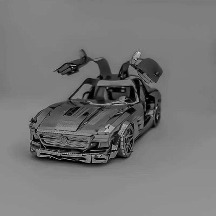 Butterfly Wing Metallic Sports Car 3D DIY Model Kit for Creative Builders- Très Elite- Très Elite