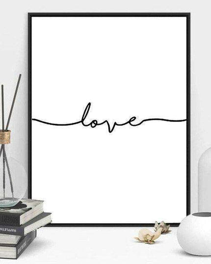 Scandinavian Love Heart Wall Art for Kids' Room Makeover