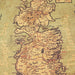 Westeros Map Vintage Poster - Retro Kraft Paper Wall Decor