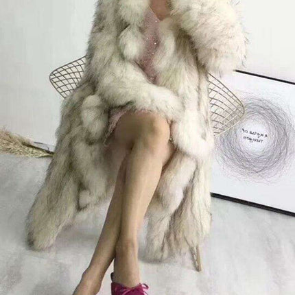 Chic Faux Fur Trench Coat for Women - Ultimate Comfort & Style