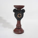 Premium Resin Christmas Candlestick: Exquisite Festive Home Accent