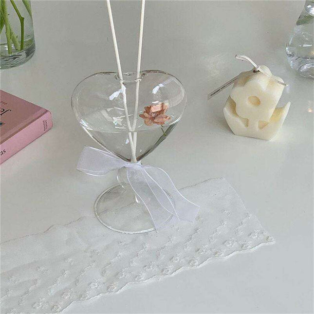 Nordic-inspired Plum Glass Vase for Chic Home Accents