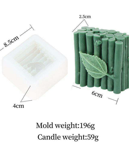 Elegant Holiday Candle Making Set: Santa Bell & Christmas Tree Molds