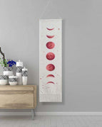 Lunar Phase Cycle - White