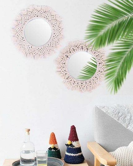 Nordic Chic: Artisan-Made Geometric Acrylic Vanity Mirror