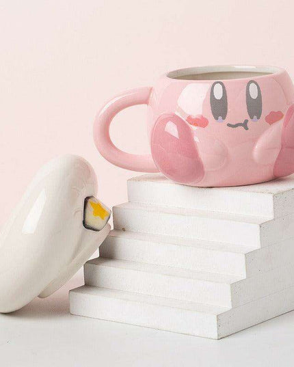 Charming Chef Cartoon Enamel Mug - Functional Art for Your Daily Sip