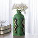Opulent European Resin Vase: Luxurious Handcrafted Art
