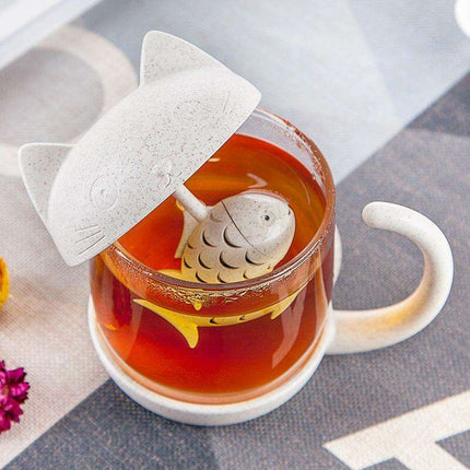 Playful Cartoon Tea Infuser Cup