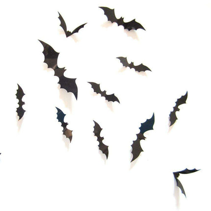 Chic Halloween Bat PVC Wall Decor Sticker Collection