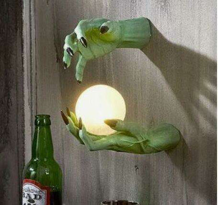 Enchanting Witch's Arm Resin Wall Decor for Halloween