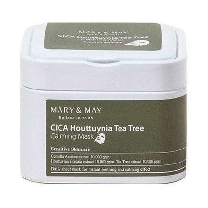 CICA Houttuynia Tea Tree Soothing Facial Masks - Deep Hydration for Sensitive Skin - Très Elite