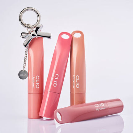 CLIO Glaze Lip Serum Keyring Set 8g (4colors)- Très Elite- Très Elite
