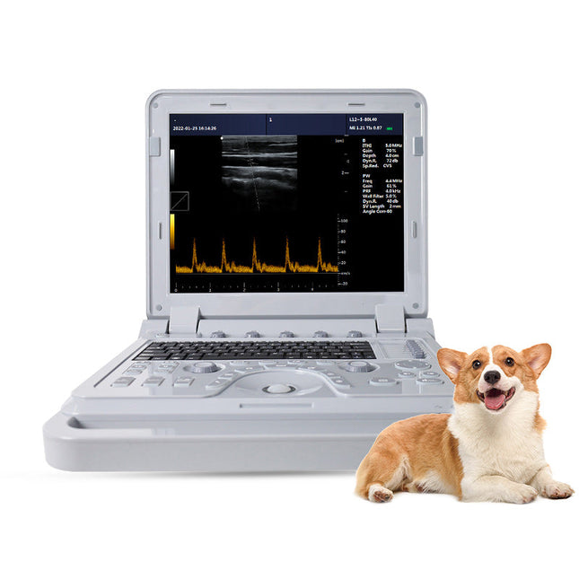 VET CONTEC CMS600P2PLUS B Ultrasound Scanner With Convex Probe For Pets