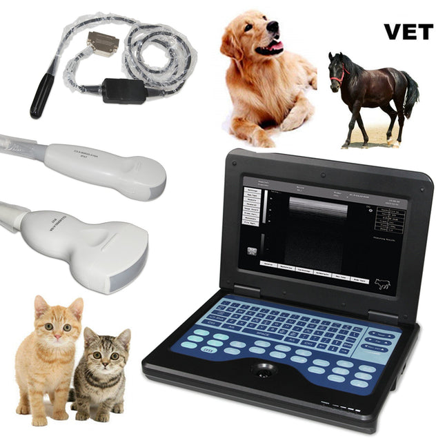 CONTEC CMS600P2VET Veterinary B Ultrasound Diagnostic System 3 Probes