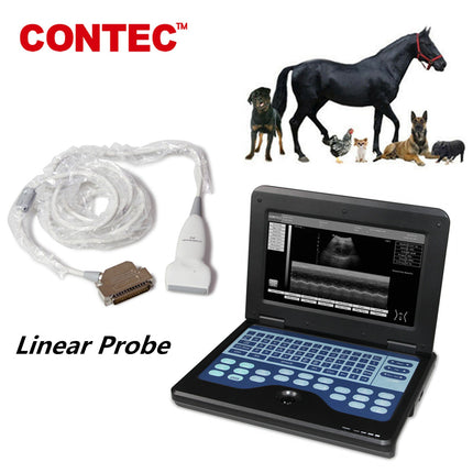 CMS600P2VET Veterinary Ultrasound Scanner Notebook With Linear Probe For Horses