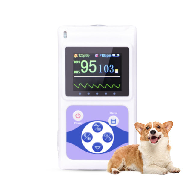 CMS60D VET Veterinary Pulse Oximeter SpO2 Monitor For Animals Tongue Or Ear