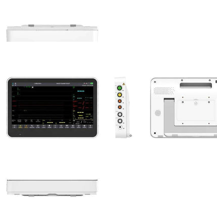 CONTEC CMS8500 14-Inch Touchscreen Vital Signs Monitor - Advanced 6 Parameter Monitoring with Optional ETCO2 - Très Elite