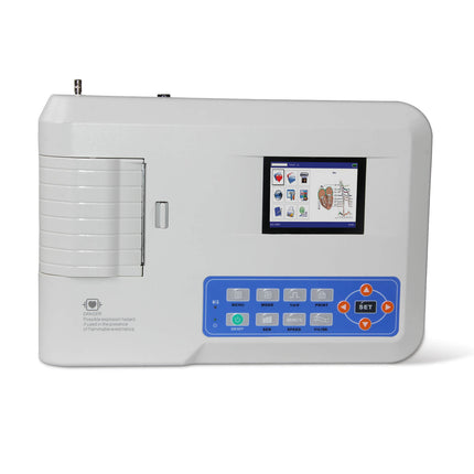 Contec ECG300G Electrocardiograph 3 Channel 12 Lead Digital EKG Machine