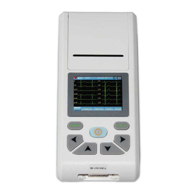 Touch Screen CONTEC ECG90A 12 Lead Electrocardiograph Machine