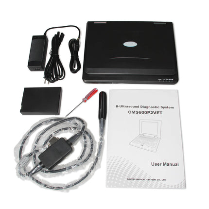 VET Veterinary Ultrasound Notebook With Rectal And Convex Probes CMS600P2VET
