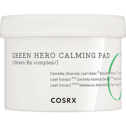 Calming Green Tea Facial Pads with Dandelion & Witch Hazel Extracts - Très Elite