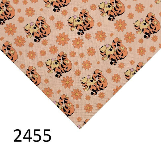 Cartoon-Inspired Extra Large A4 Vinyl Bow Craft Sheet