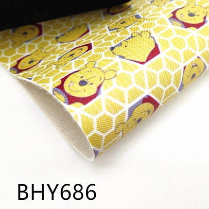 Cartoon-Inspired Extra Large A4 Vinyl Bow Craft Sheet..