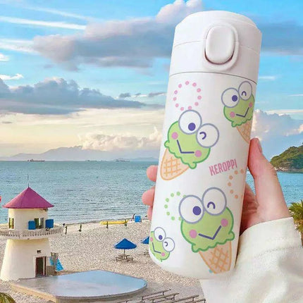 Cartoon KEROKERO KEROPPI Large Capacity Thermos Cup - Très Elite