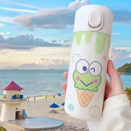 Cartoon KEROKERO KEROPPI Large Capacity Thermos Cup - Très Elite
