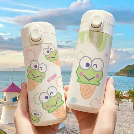 Cartoon KEROKERO KEROPPI Large Capacity Thermos Cup - Très Elite