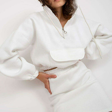 Casual Chic Hoodie and Skirt Set for Effortless Everyday Style - Très Elite