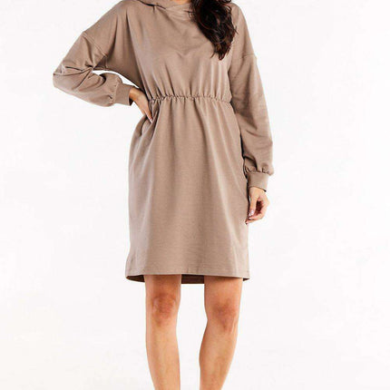 Casual Comfort Hooded Dress - Très Elite