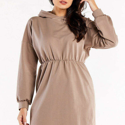 Casual Comfort Hooded Dress - Très Elite