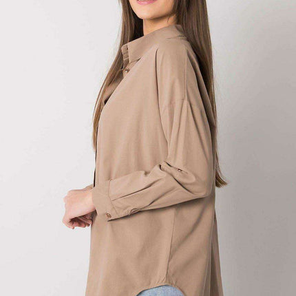 Casual Cut Button Down Shirt with Versatile Style by Ex Moda - Très Elite