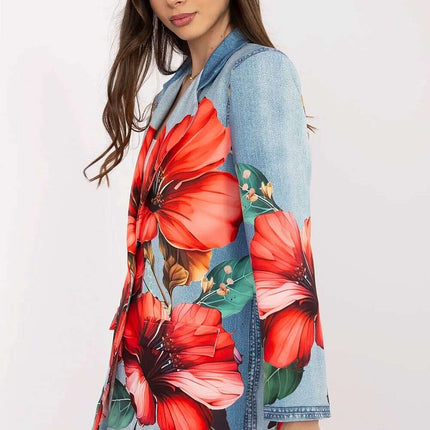 Casual Denim Look Blazer For Women Lightweight 212530 - Très Elite