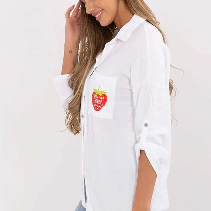 Casual Long Sleeve Cotton Shirt Women Model 212062 Everyday - Très Elite