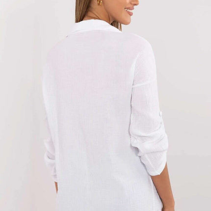 Casual Long Sleeve Cotton Shirt Women Model 212062 Everyday - Très Elite