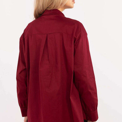 Casual Long Sleeve Shirt 204363 For Women Cotton Blend - Très Elite