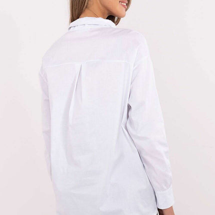 Casual Long Sleeve Shirt 204363 For Women Cotton Blend - Très Elite