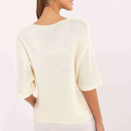 Casual Women Jumper Model 206727 Cotton Blend Pullover - Très Elite